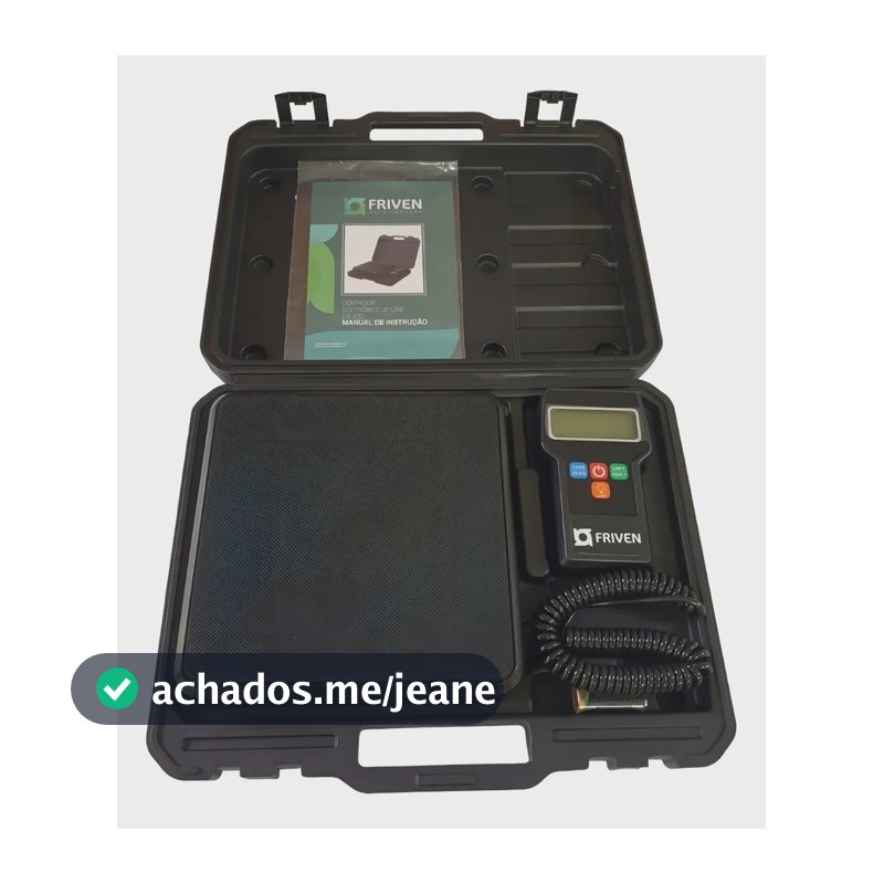 Balança Eletrônica Para Carga Gás Refrigerante - 100kg