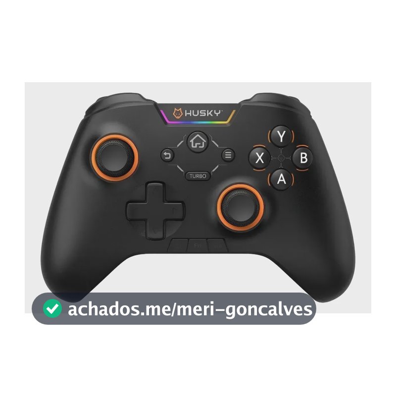 Controle Husky Hunter - Sem Fio, 24 Botões Programáveis, Rgb Preto
