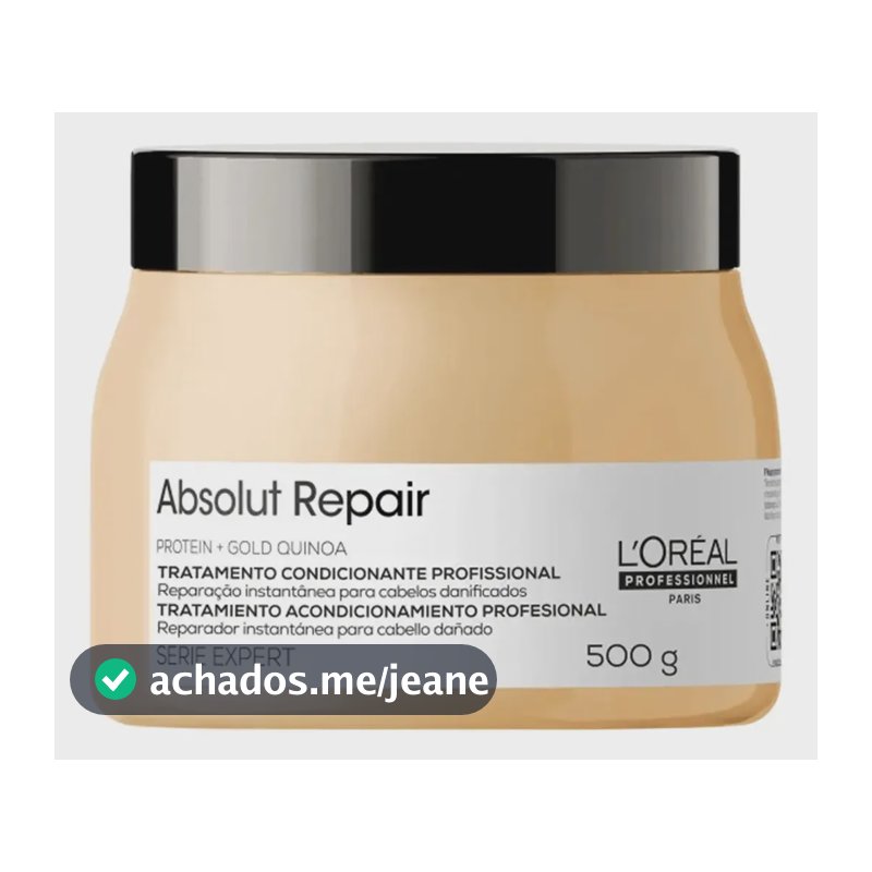 Máscara Absolut Repair Gold Quinoa 500g - L'oréal Professionnel