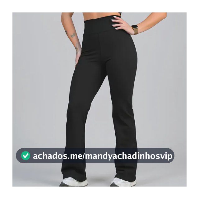 Calça Legging Leg Flare Zero Transparência Grossa Academia