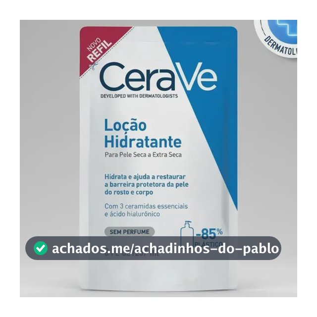 Loção Hidratante Para Pele Seca A Extra Seca Refil 237ml Cerave