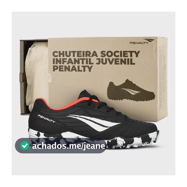 Chuteira Society Infantil Juvenil Penalty Matis Original