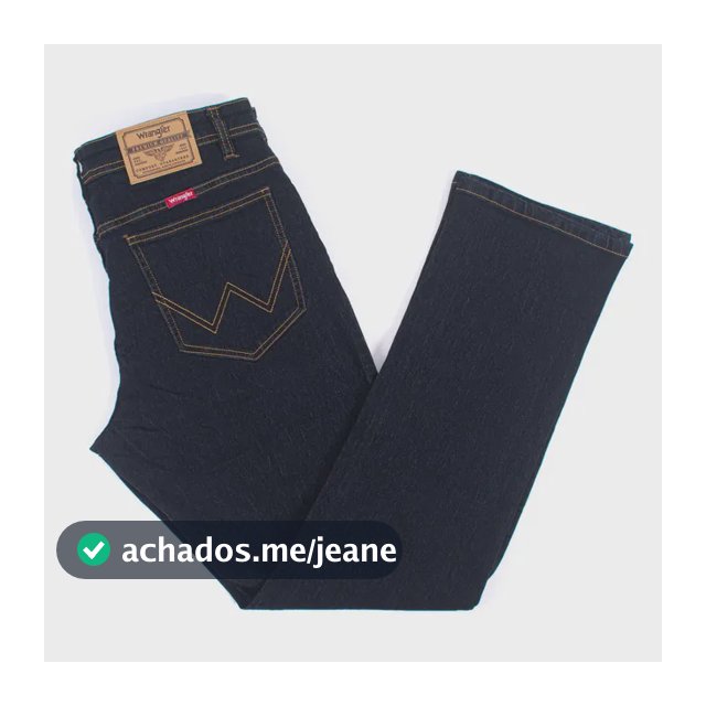 Calça Wrangler Red Tag Masculina Jeans Reta Flex Original