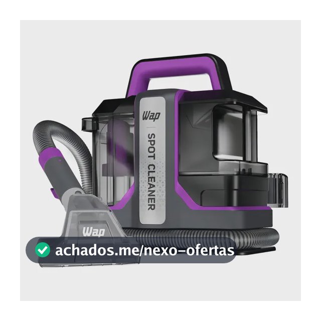 Extratora de Sujeira Portátil WAP Spot Cleaner W3 Borrifa Esfrega e Extrai 1450W de Potência e Bico de Autolimpeza