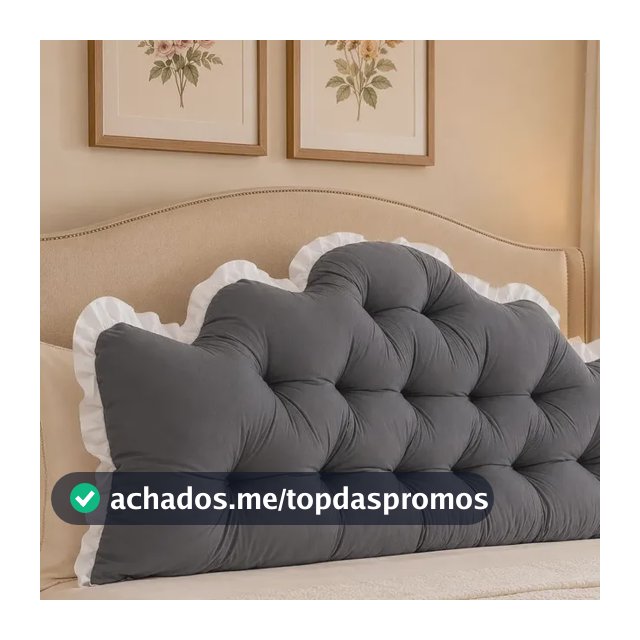 Almofada De Cabeceira Nova (90 Cm/35 Pol.) Dark Grey