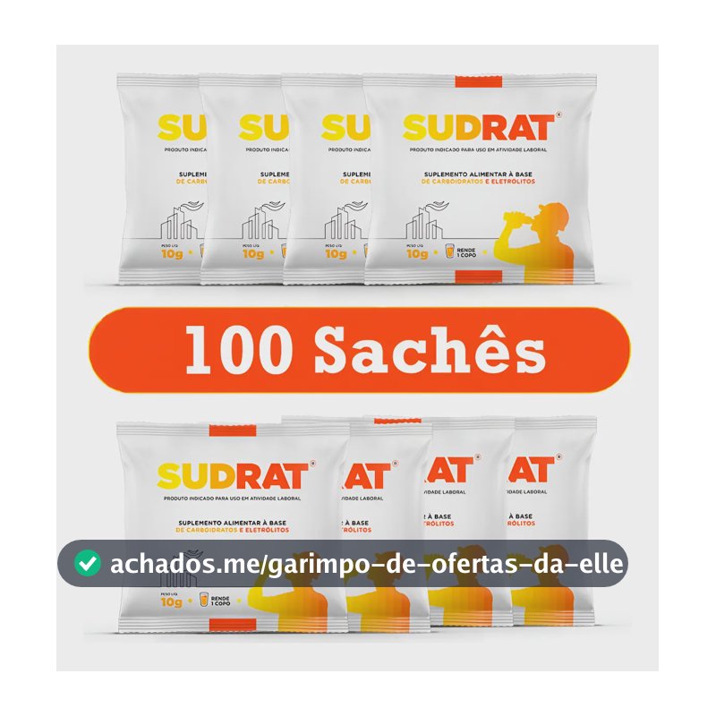 Repositor Sudrat Iso Uva 10g 100 Sachês Sem Glúten Vegano