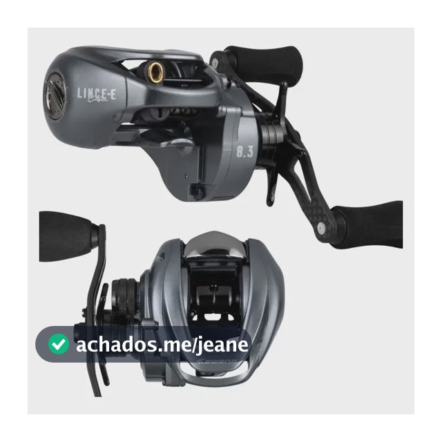 Carretilha Lançamento  Lince Carbon 11 Rol Aço Inox