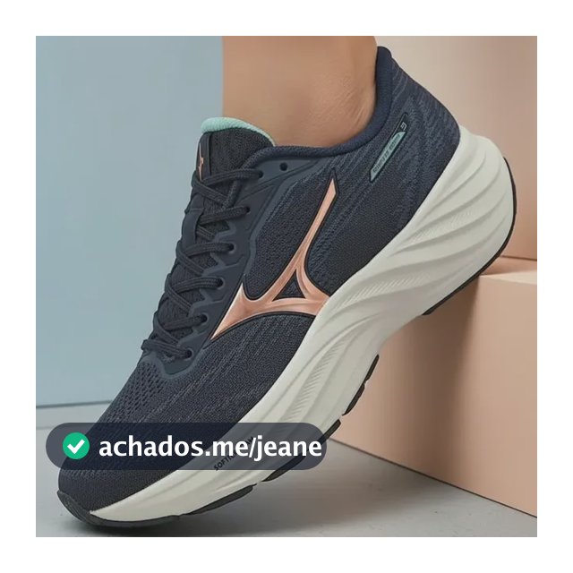 Tênis Feminino Mizuno Goya Corrida Esportivo Treino Leve Marinho/papaia 37