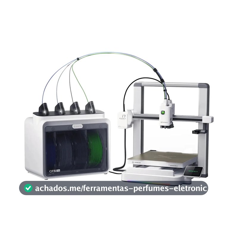 Impressora 3D multicolorida Creality Sparkx I7 Combo com Cfs