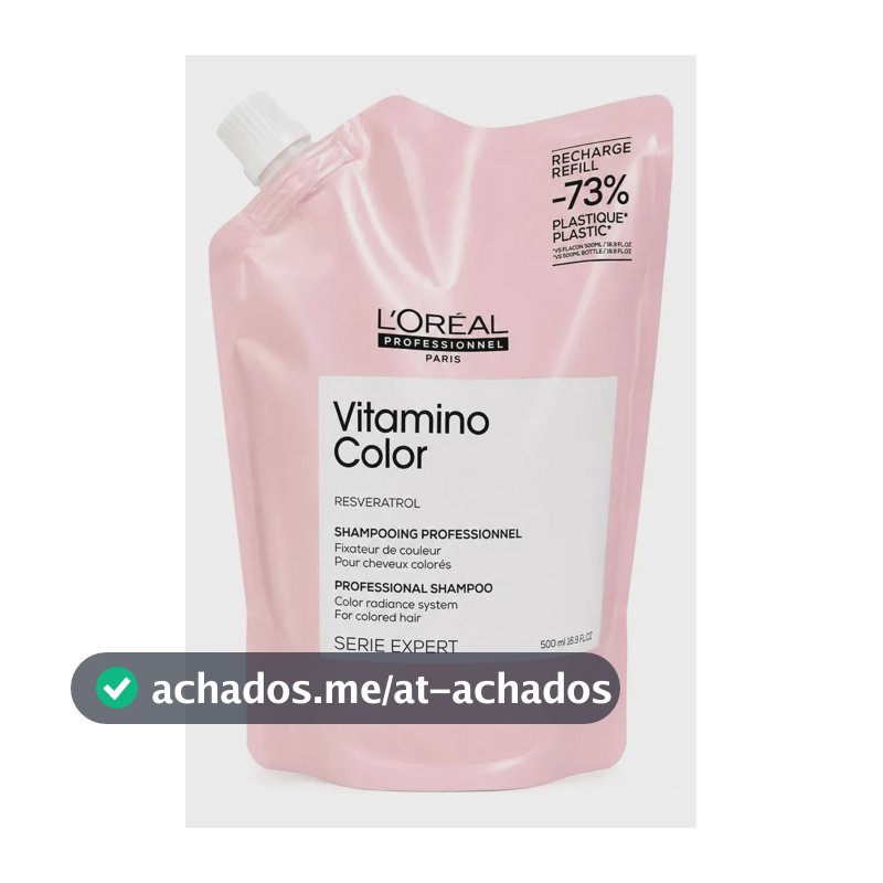 Shampoo Loreal Série Expert Refil Vitamino Color 500ml