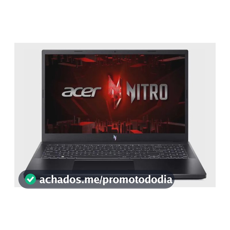 Notebook Gamer Acer Nitro V ANV15-51-57WS Intel® Core™ i5-13420H 13ªGeração 512SSD 8GB Nvidia® GeForce® RTX 3050 GDDR6 Linux Gutta 15,6'