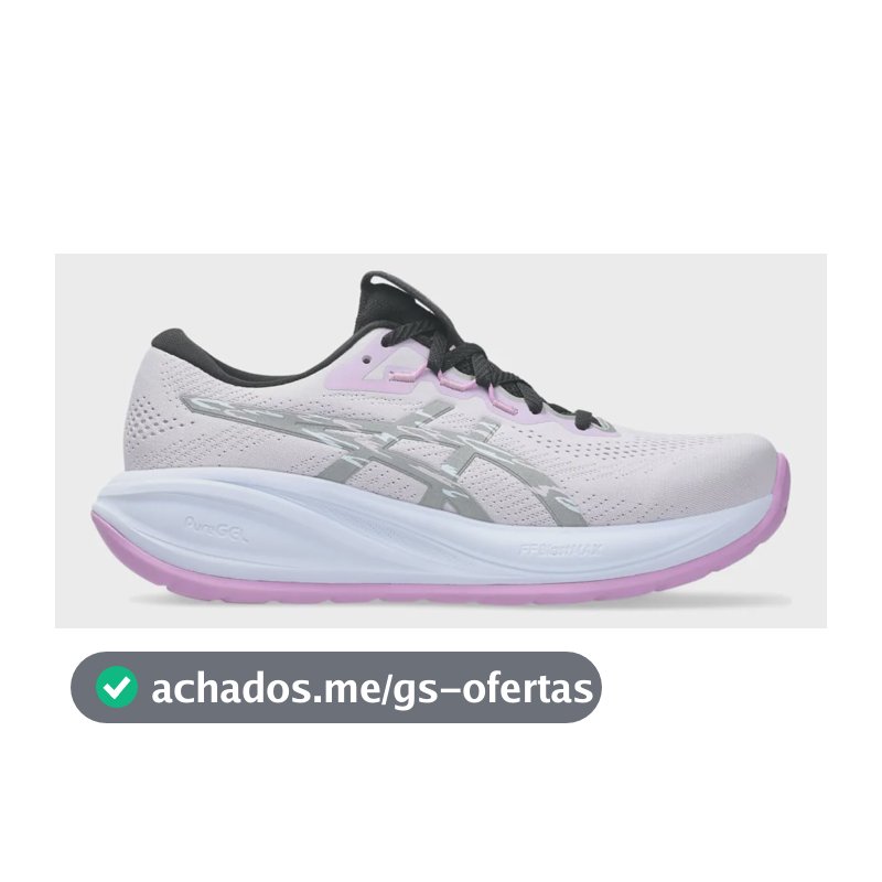 Tênis Asics Gel-cumulus 28 Lite-show - Prata/roxo Prateado 35 Br