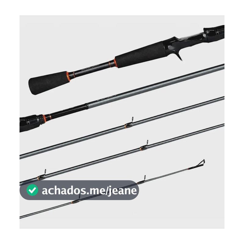 Vara Carretilha Saint First 1.73m 5-12lbs 2partes-lançamento Preto