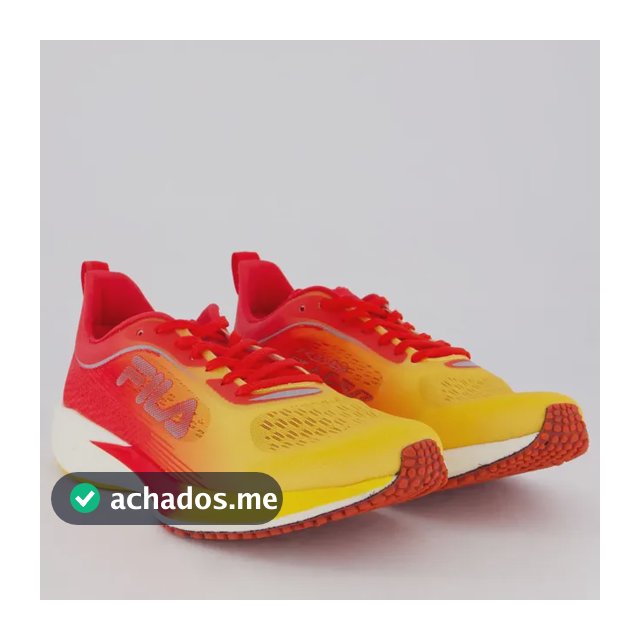 Tenis Fila Kr6 Frame Feminino Vermelho E Amarelo