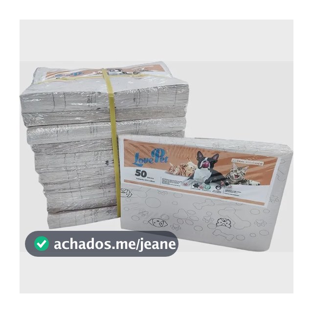 Jornal Higiênico P/ Pets E Gatos-4 Pacotes Com 50 Folha Cada Branco