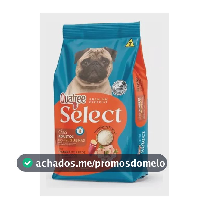 Ração Quatree Select Cães Adultos R.p Frango/arroz 10,1kg