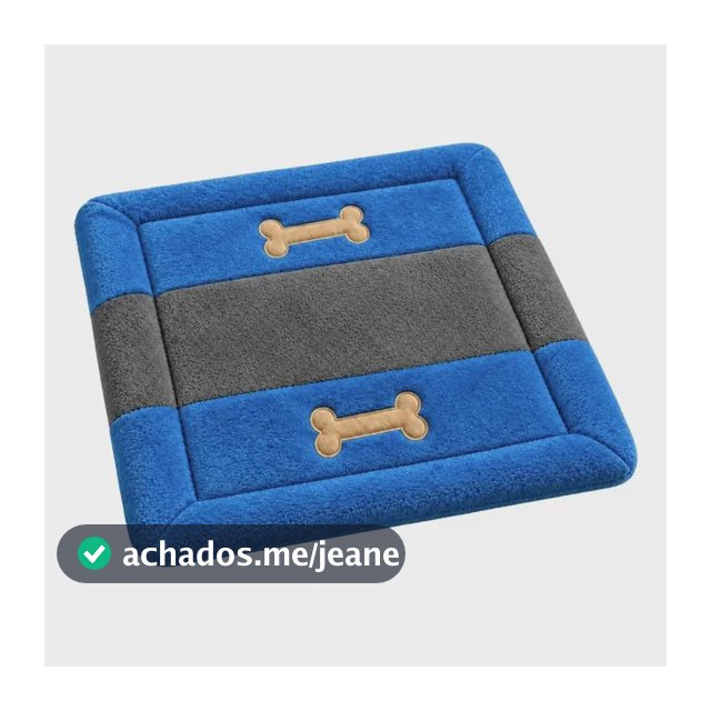 Tapete Pet Soft 45x60 Bordado Cama Cachorro E Gato Docipet