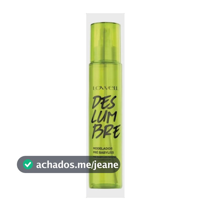 Modelador Pré Babyliss 120ml Deslumbre Lowell Full
