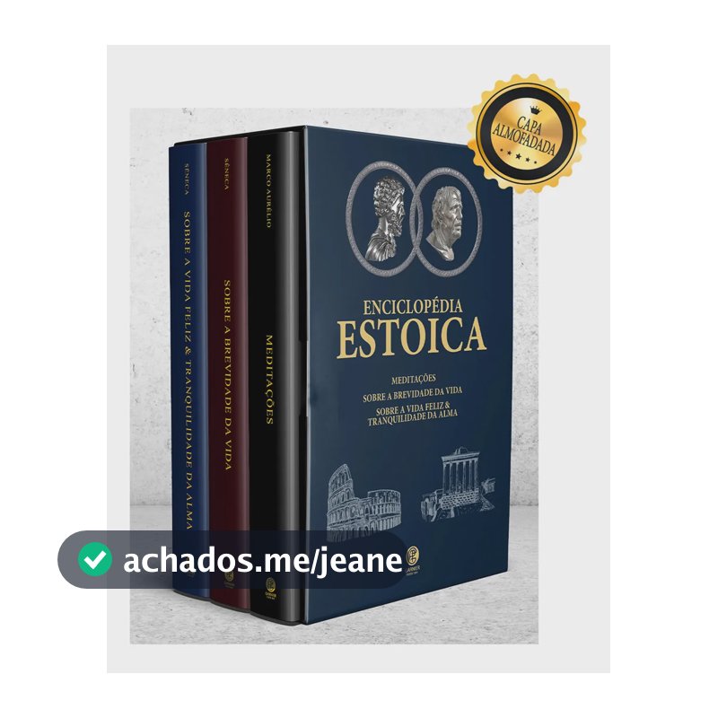 Enciclopédia Estoica Edição de Luxo - Box com 3 Livros - Aurélio, Marco - On Line Editora - Capa Mole