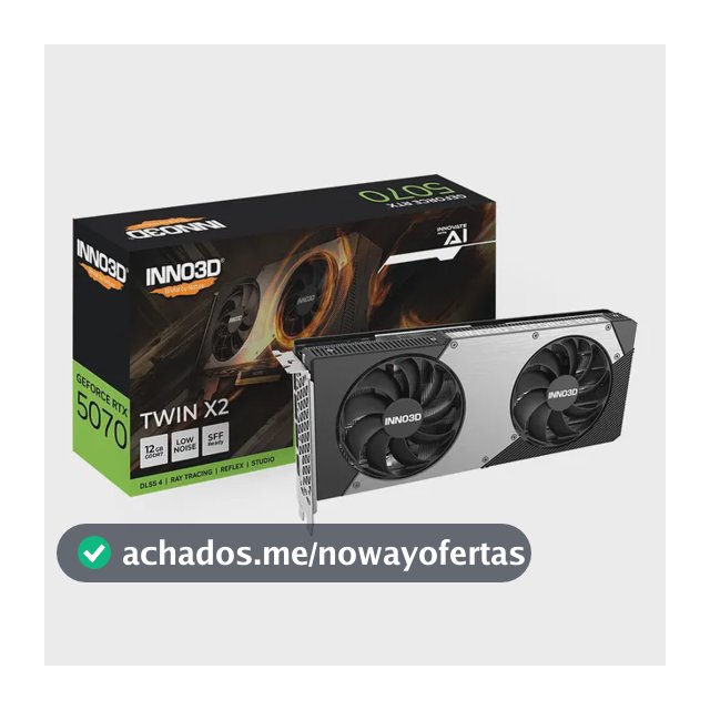 Placa de Vídeo Inno3D Nvidia GeForce RTX 5070 12GB GDDR6