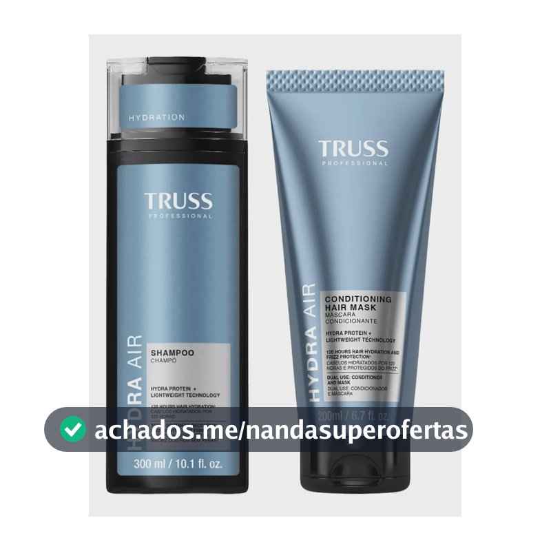 Kit Truss Hydra Air - Shampoo 300ml + Condmask Máscara Condi