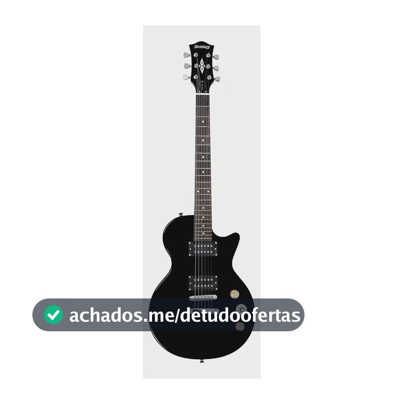 Guitarra Strinberg Sps200 Les Paul Elétrica Humbucker Destro Preto