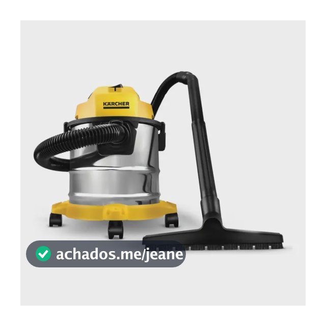 Aspirador de Pó e Água Kärcher WDL 1s 1700 W Tanque Inox 12 litros Com soprador
