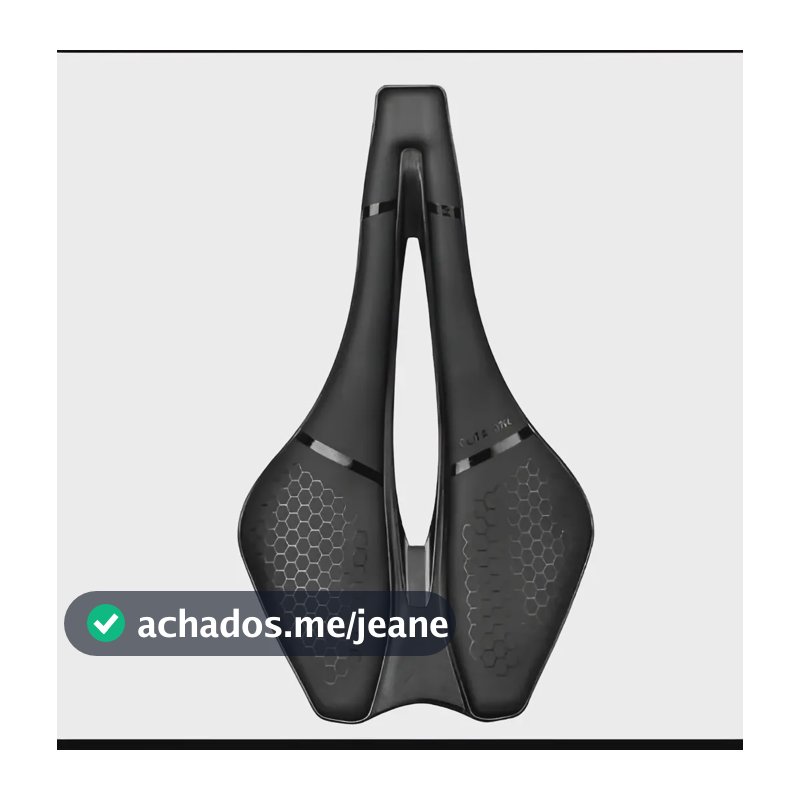 Selim Bicicleta Elita One Trilho Carbono Mtb/speed - 137gr Preto 24.5 Cm 13.9 Cm
