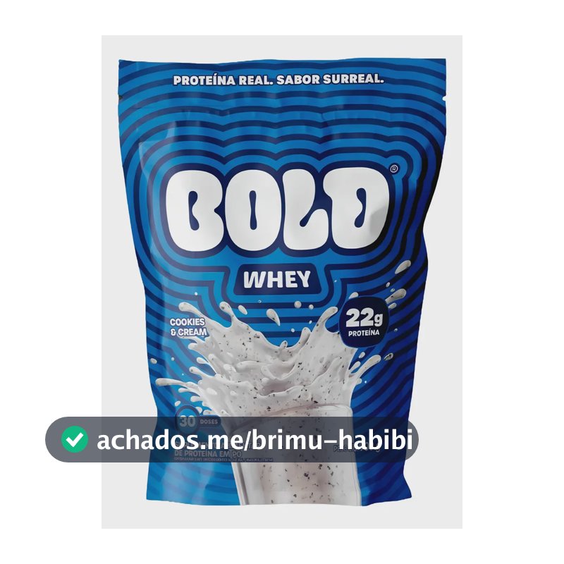 Whey Protein Bold Sabor Cookies & Cream 900g