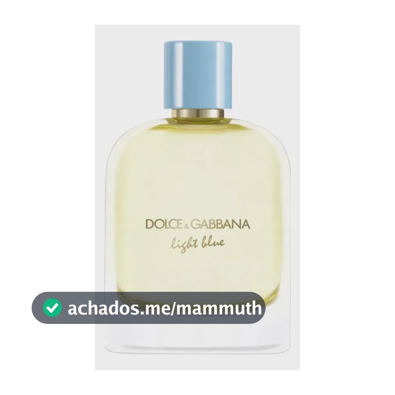 Dolce&gabbana Light Blue For Men Eau De Parfum 100ml