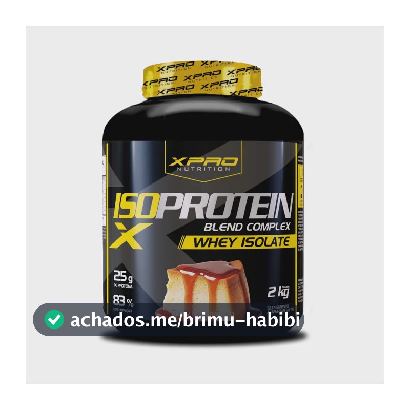 Whey protein Musclebox Iso Blend Complex zero açucar Low em pó sabor Pudim de caramelo x 2kg