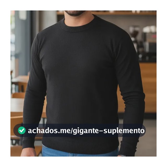 Blusa De Frio Suéter Masculino Lã Tricot Malha Grossa Casual