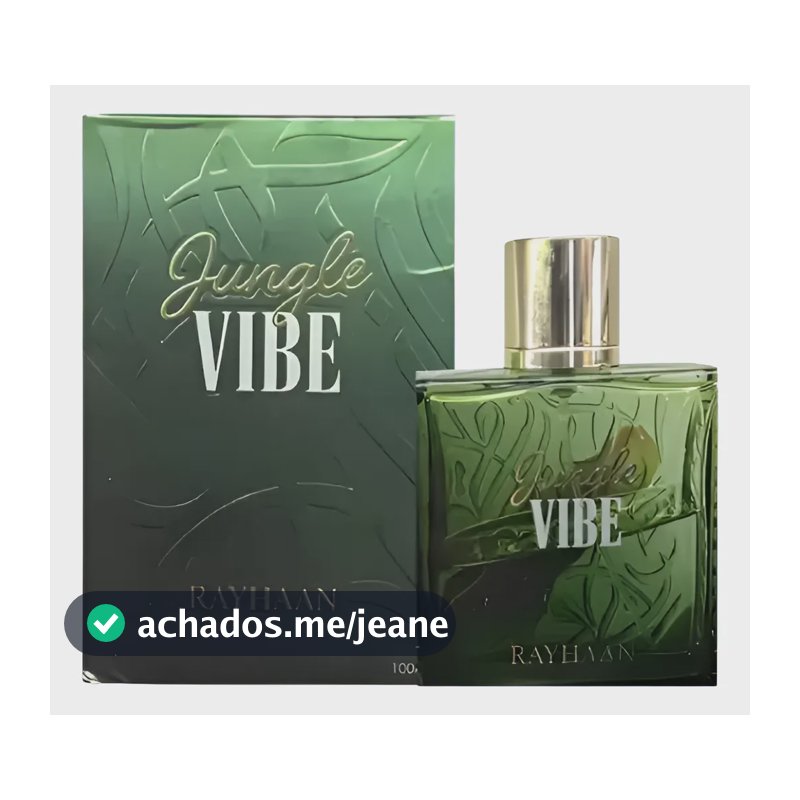 Perfume Rayhaan Jungle Vibe Edp 100ml Unissex Cítrico E Amad