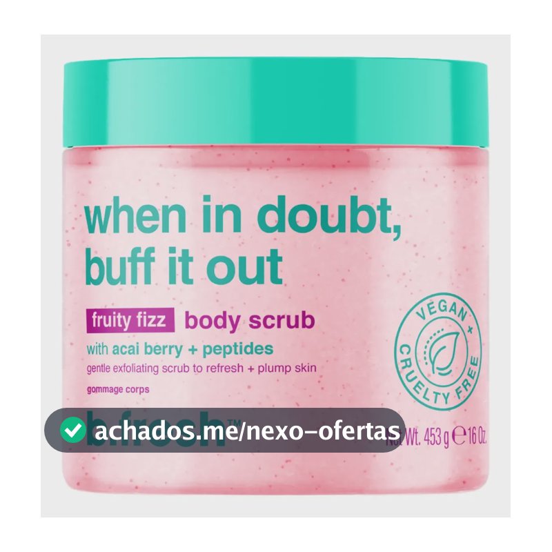 Esfoliante Corporal B.fresh When In Doubt, Buff It Out Fruit Fruity Fizz