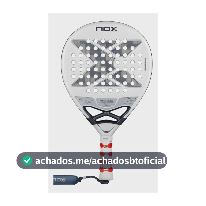 Raquete De Padel Nox At10 Genius 12k Alum Xtrem Lite 2026 Cor Branco