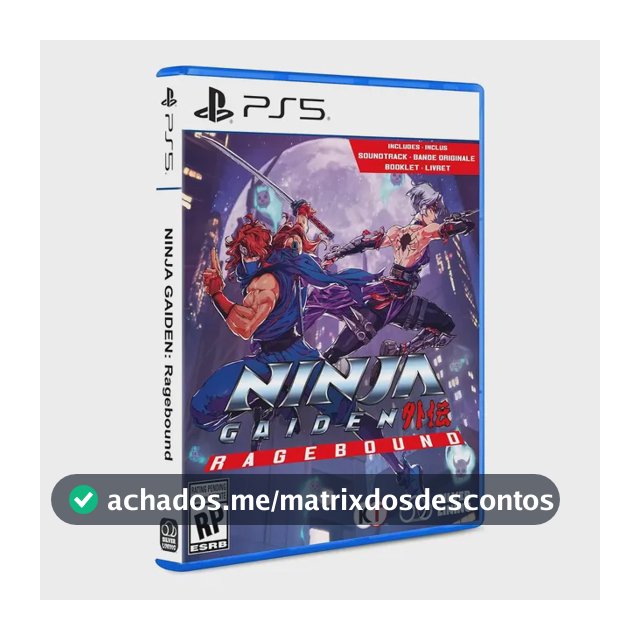 Ninja Gaiden: Ragebound Ps5 Mídia Física