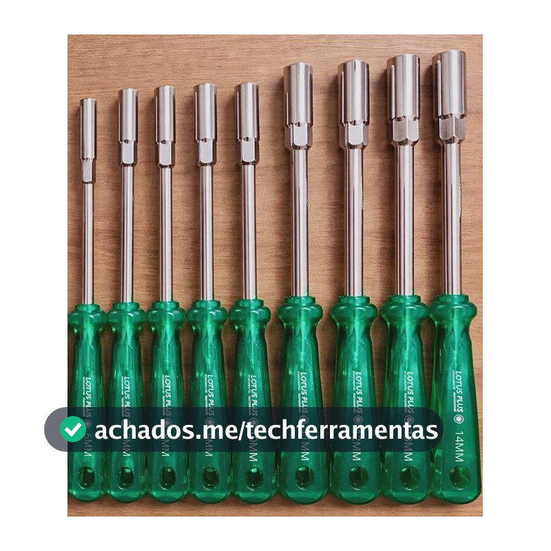 Jogo Chave Canhão Kit 9 Peças 6-14mm Cromo Vanádio