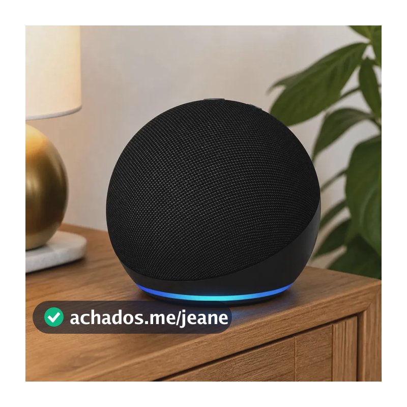 Amazon Asistente Virtual Echo Dot 5th Gen com assistente virtual Alexa - charcoal 127/220V