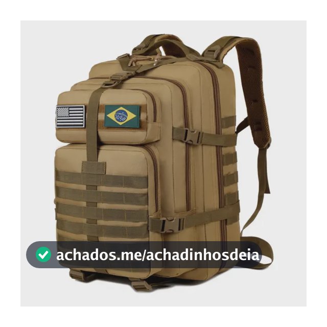 Mochila Tática Impermeável Militar Reforçada Grande 50litros