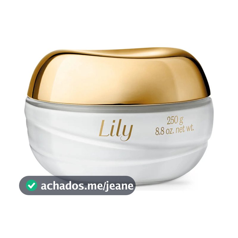 Creme Acetinado Hidratante Corporal Lily O Boticário 250g