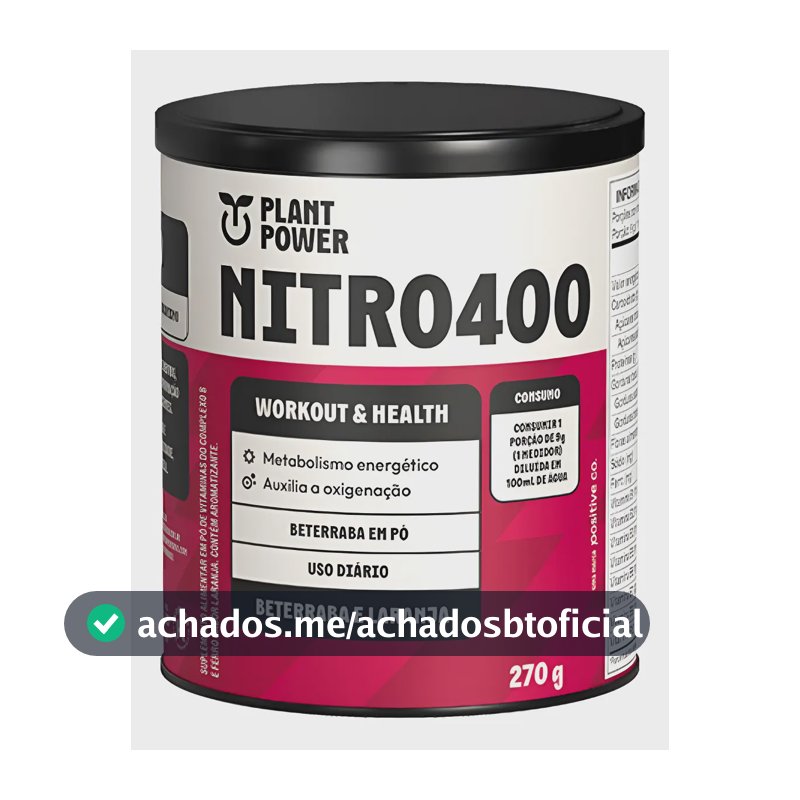 Nitrato Nitro400 Beterraba E Laranja  270g  -  Plant Power Beterraba E Laranja