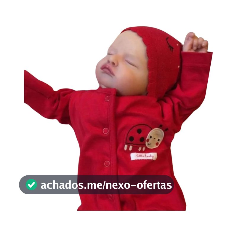 Boneca Bebê Reborn Realista Com Olhos Fechados Em Silicone