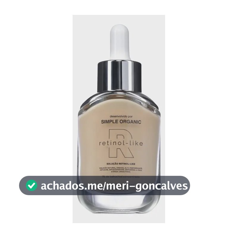 Sérum Solução Retinol-like Todo Tipo De Pele Simple Organic Todo Tipo De Pele Dia/noite
