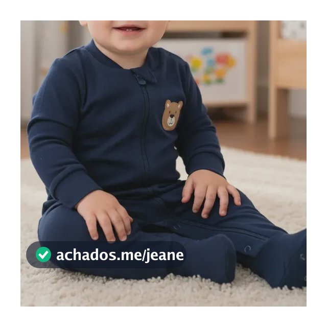 Macacão De Bebê Longo Estampado Com Zíper Romper Menino