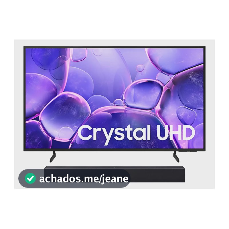 Samsung Smart Tv 58  Crystal Uhd 4k 2025 + Soundbar Hw-b400f
