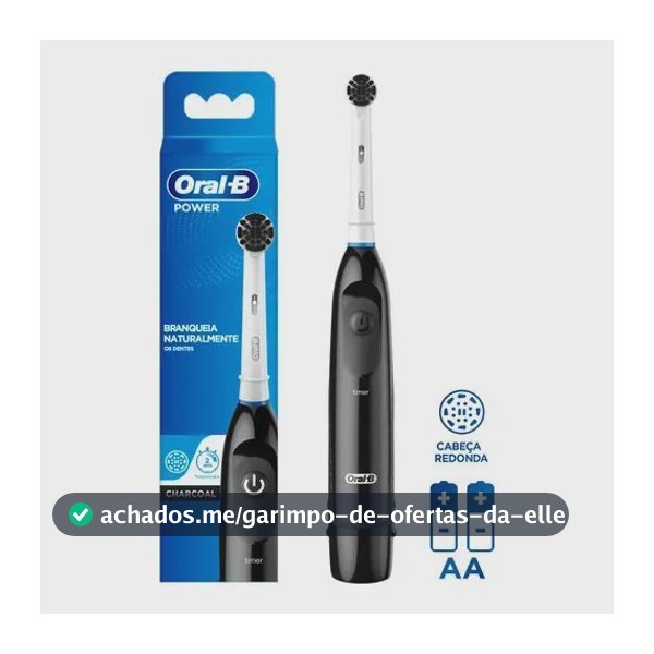 Escova de Dente Elétrica Oral-B Power Charcoal