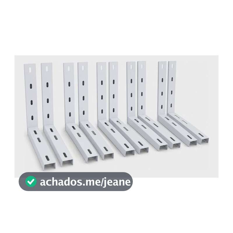 Kit 5 Suportes 450mm Ar Cond Split 12 A 30.000 Btus Ate 80kg