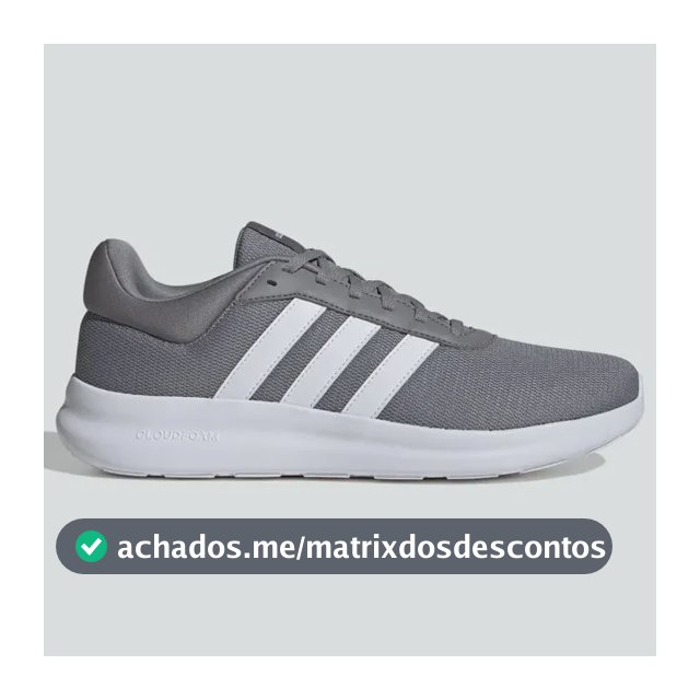 Tênis Lite Racer 4.0 Cinza adidas