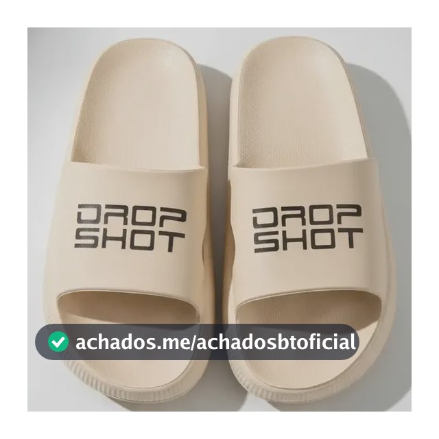 Chinelo Sandália Masculino Drop Shot Beach Tennis Slide