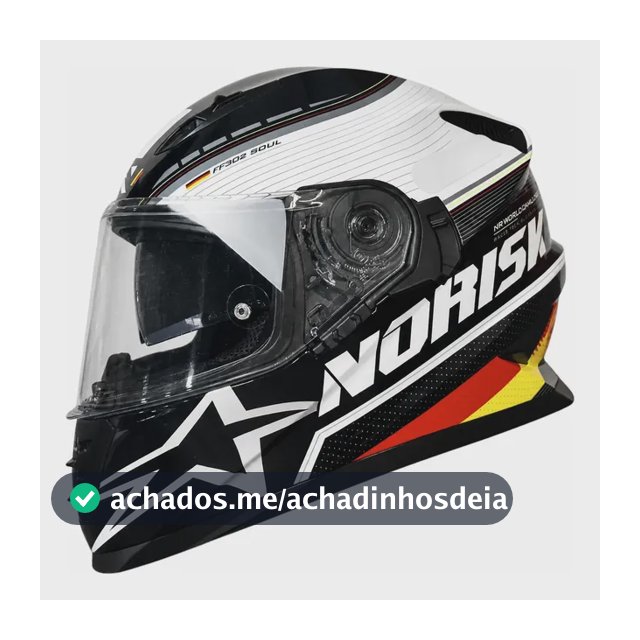 Capacete Norisk Alemanha C/óculos Ff302 Soul 2 Grand Prix